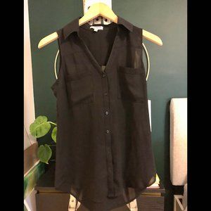 Express Black Sleeveless Portfolio Shirt